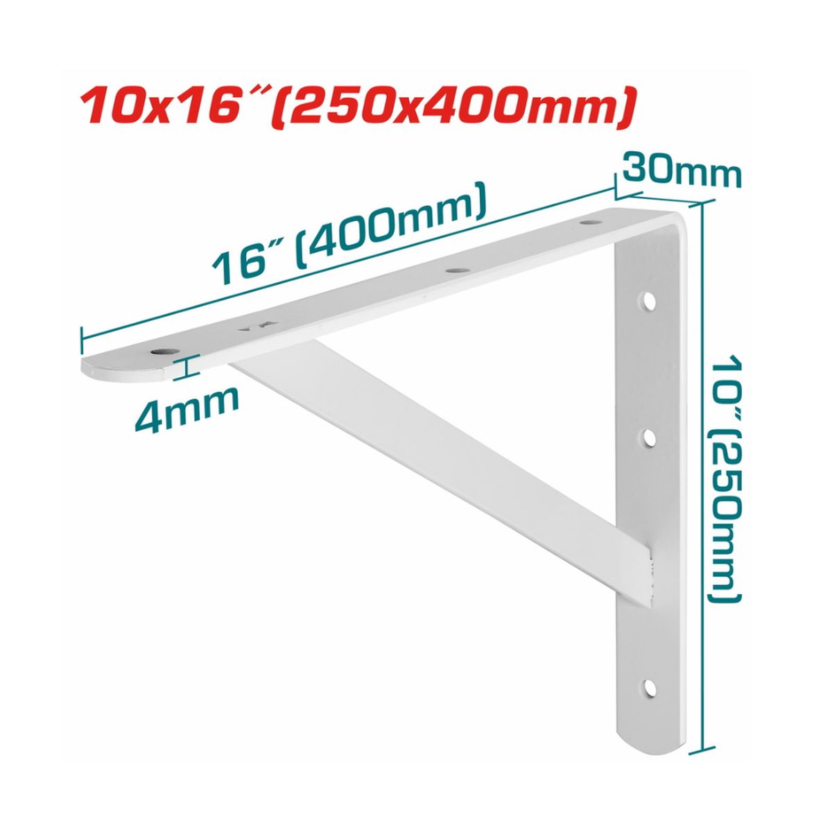 ΓΩΝΙΑ Β.Τ ΛΕΥΚΗ 25 Χ 40cm (THDSB1016) TOTAL