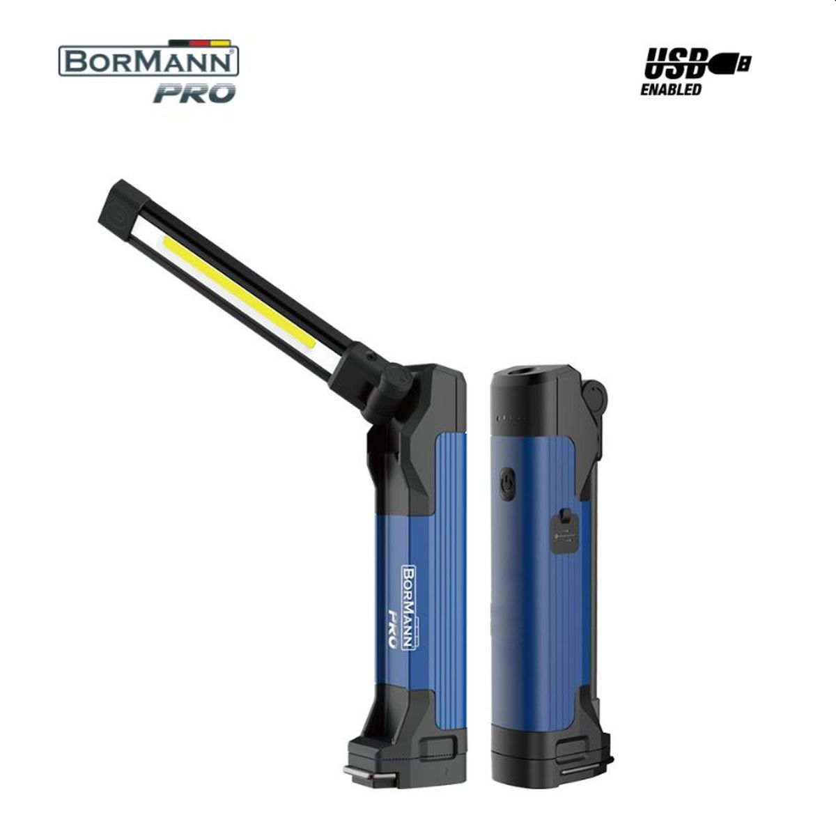 Φακός Λάμπα Εργασίας Επαναφορτιζόμενος 400Lm 400Lm BPR6025 030010 Bormann