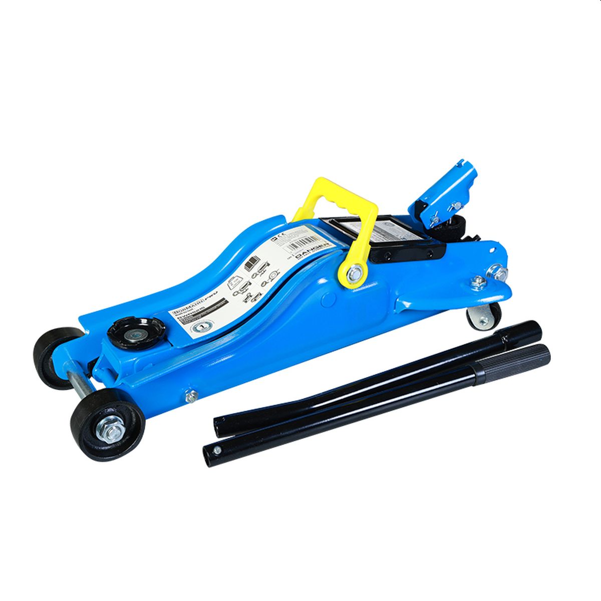 Καροτσόγρυλλος 2Ton Χαμηλού Προφίλ 89mm BWR5215 050049 Bormann