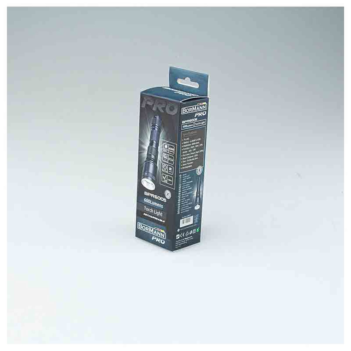Rechargeable Flashlight  BPR6005 029977 Bormann Pro
