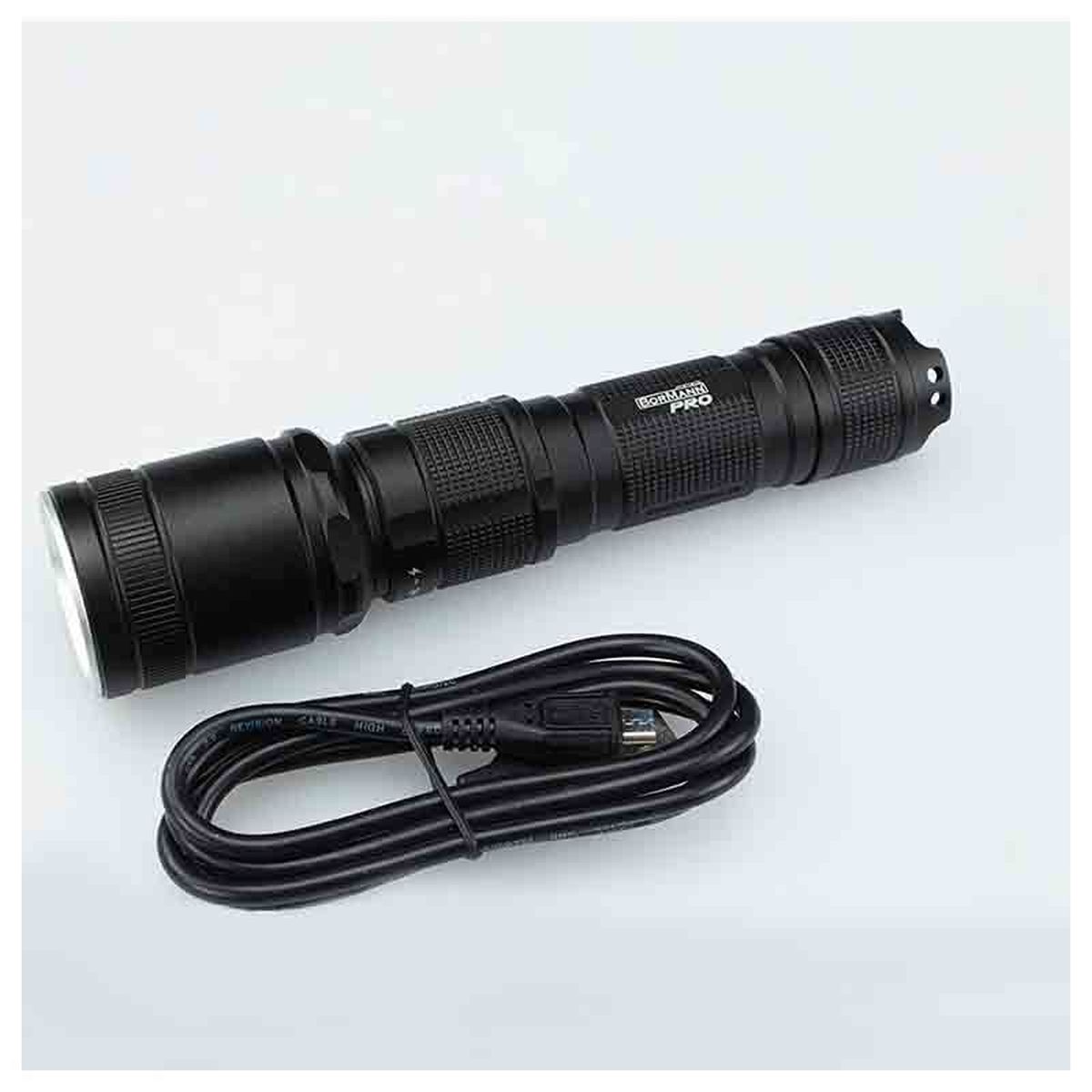 Rechargeable Flashlight  BPR6005 029977 Bormann Pro