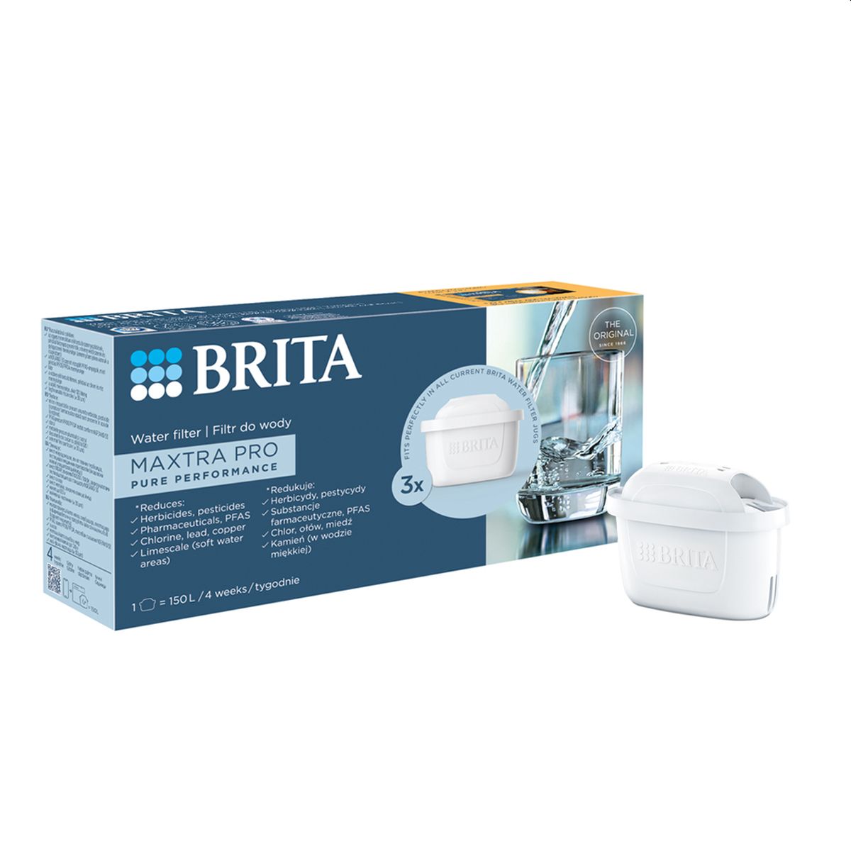 Ανταλλακτικό Φίλτρο Κανάτας Brita Maxtra Pro Pure Performance (3τμχ)
