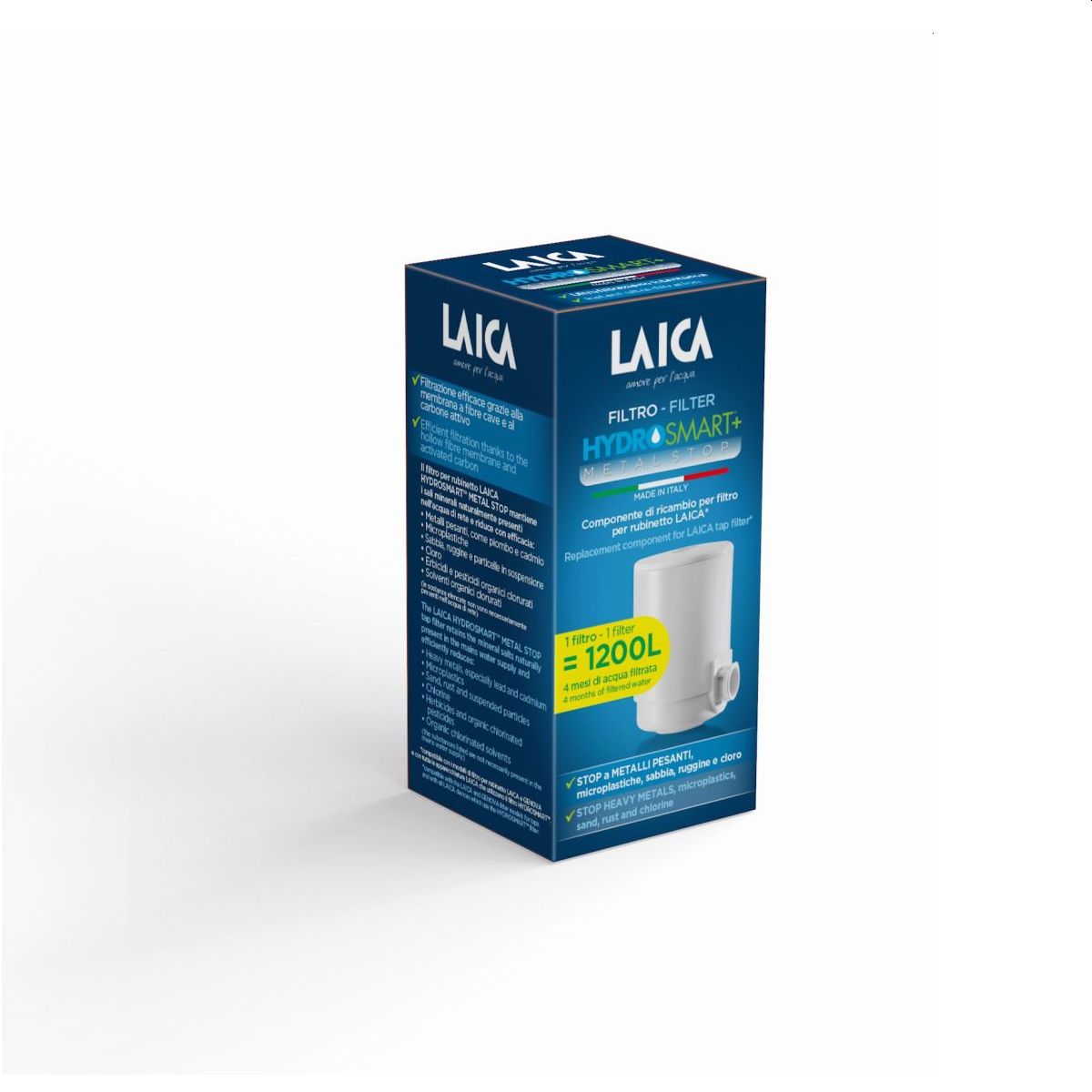 Ανταλλακτικό Φίλτρο Βρύσης Hydrosmart + Metal Stop FR01M 0,1μm - 1200L Laica
