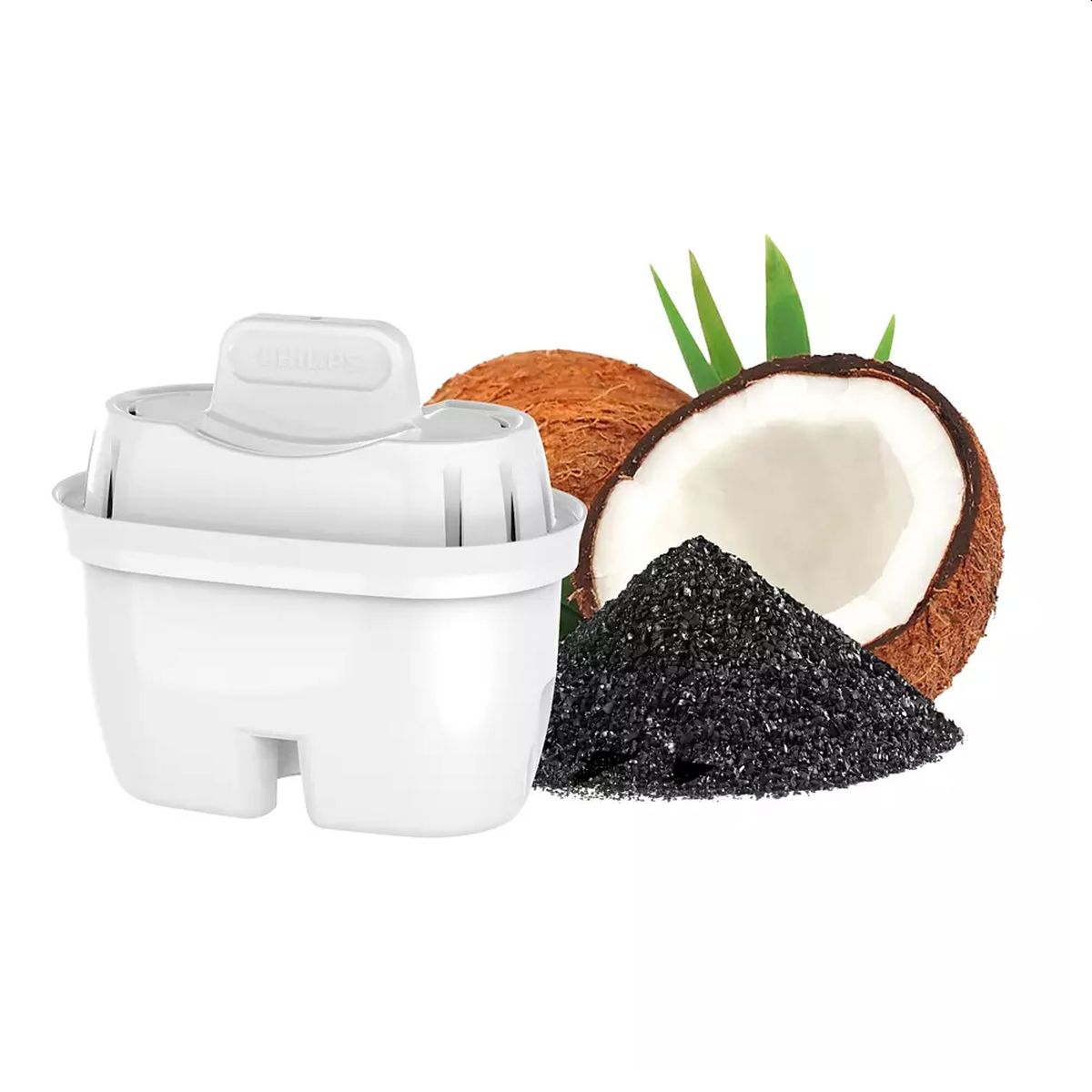 Κανάτα Με Φίλτρο Νερού Αποσκλήρυνσης Micro X-Clean 2,6Lt Λευκή (3τεμ. Φίλτρα) AWP2943WHT3 Philips