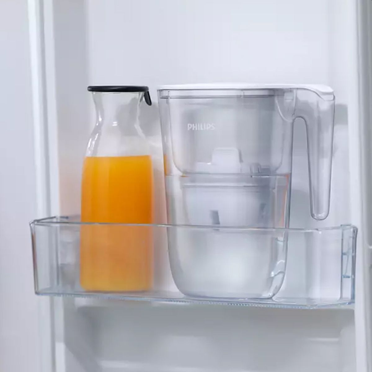 Κανάτα Με Φίλτρο Νερού Αποσκλήρυνσης Micro X-Clean 2,6Lt Λευκή (3τεμ. Φίλτρα) AWP2943WHT3 Philips