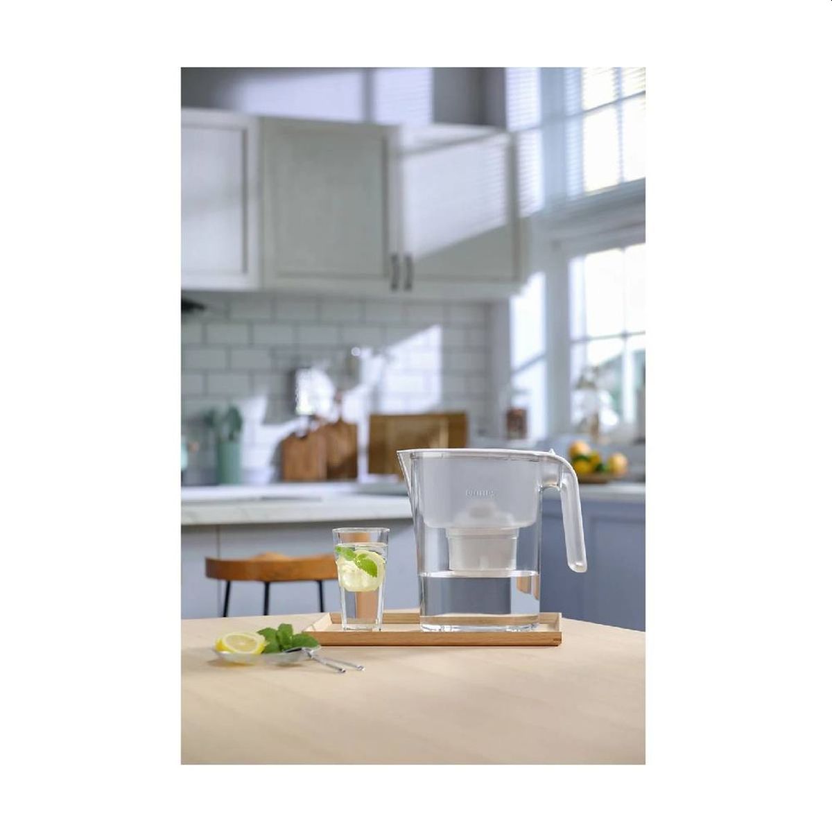 Κανάτα Με Φίλτρο Νερού Micro X-Clean 3,4Lt Λευκή AWP2953WHT Philips