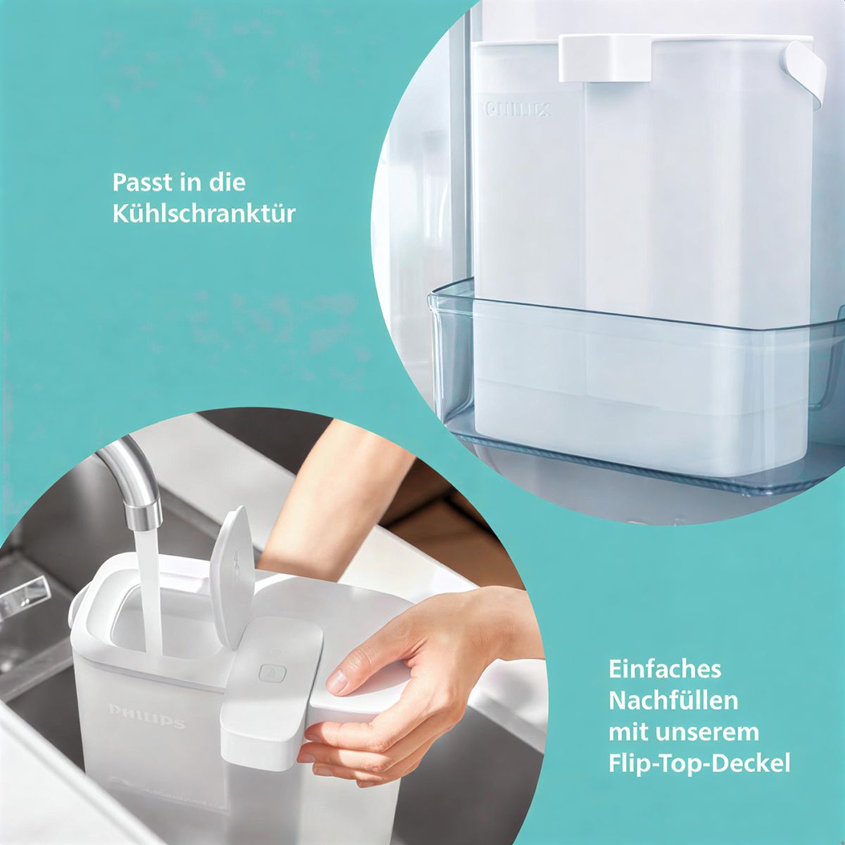 Φορητός Διανομέας Νερού Μπαταρίας με Φίλτρο Αποσκλήρυνσης (3 Φίλτρα AWP225) 3,0Lt AWP2980WHS3 Philips