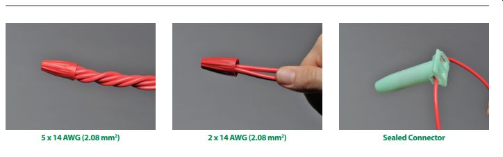 syndetires kalodion DBY wc20 wire connectors RainBird 3