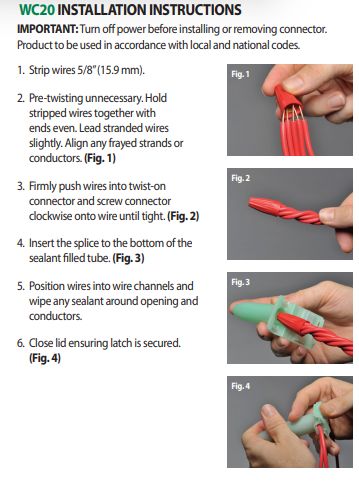 syndetires kalodion DBY wc20 wire connectors RainBird 4