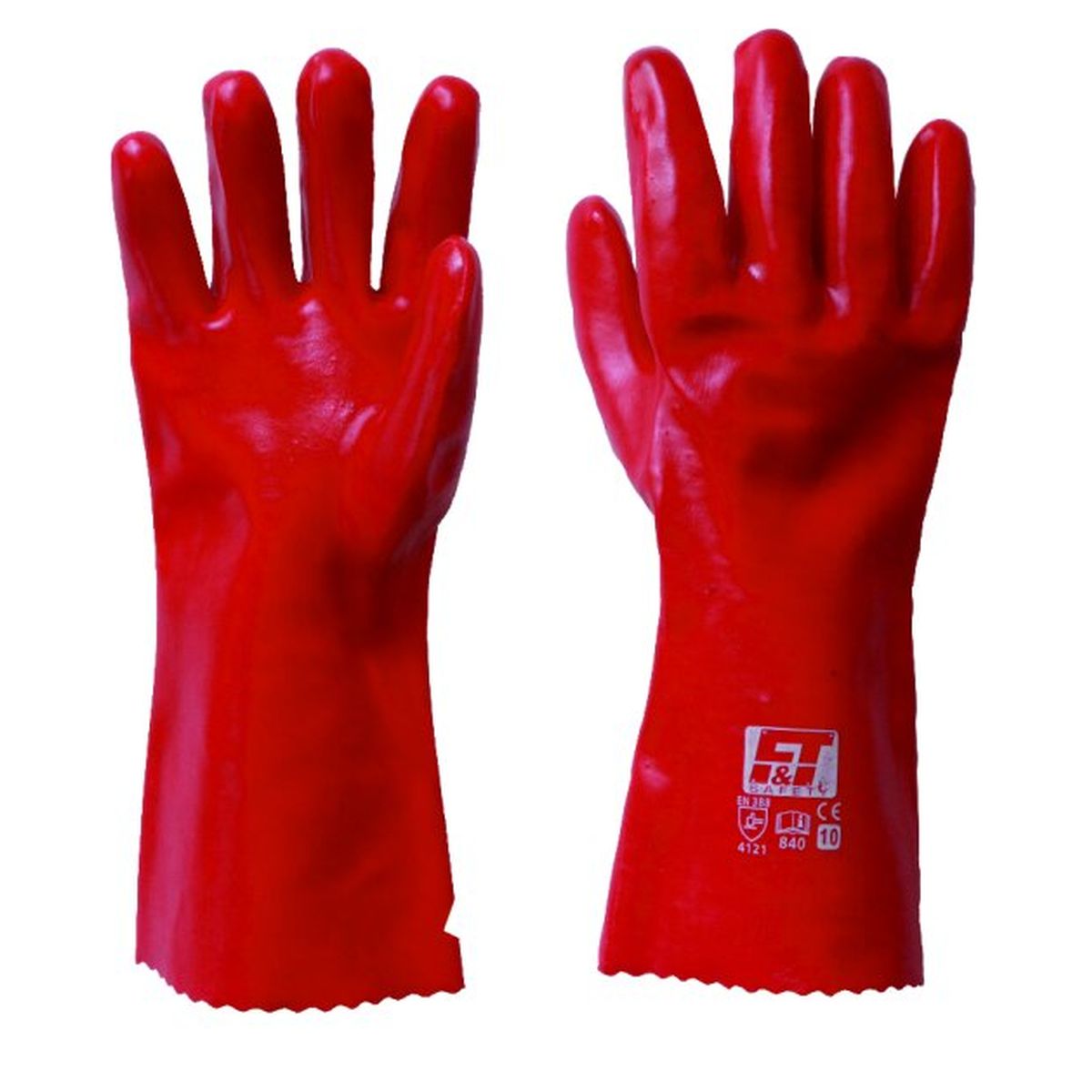 Γάντια Εργασίας PVC-35cm P840 FT